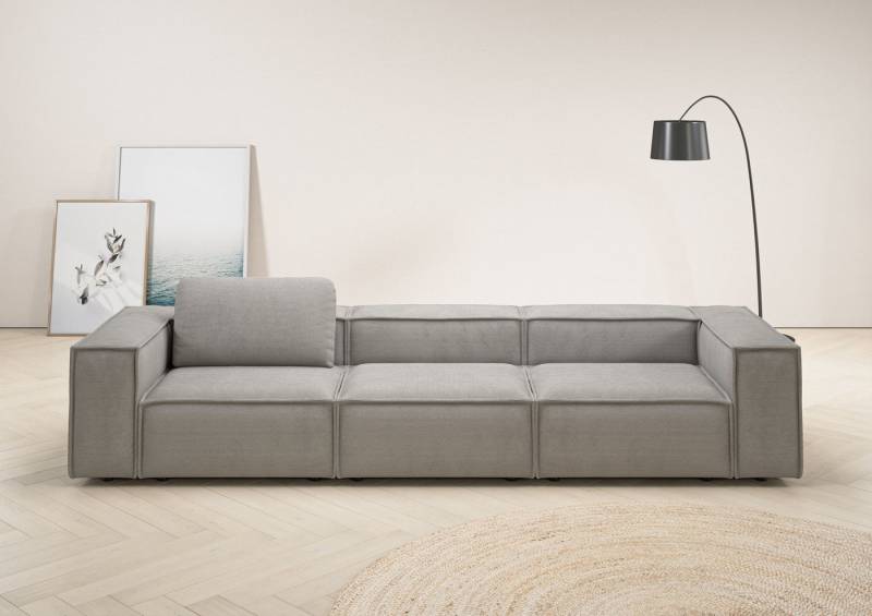 Places of Style 3,5-Sitzer Watertown, modernes Big-Sofa XXL, 336 cm Breite, auch in Feincord, Riesiges Designersofa mit viel Platz & weichen Bezügen in Trendfarben von Places of Style
