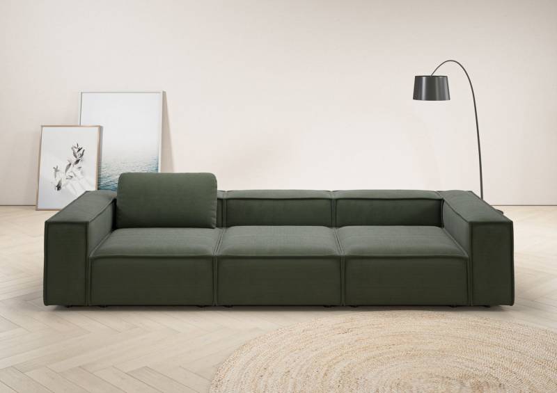 Places of Style 3,5-Sitzer Watertown, modernes Big-Sofa XXL, 336 cm Breite, auch in Feincord, Riesiges Designersofa mit viel Platz & weichen Bezügen in Trendfarben von Places of Style