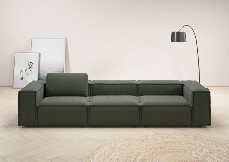 Places of Style 3,5-Sitzer Watertown, modernes Big-Sofa XXL, 336 cm Breite, auch in Feincord, Riesiges Designersofa mit viel Platz & weichen Bezügen in Trendfarben von Places of Style