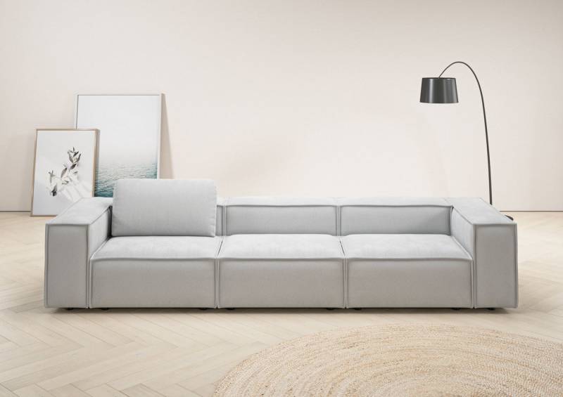 Places of Style 3,5-Sitzer Watertown, modernes Big-Sofa XXL, 336 cm Breite, auch in Feincord, Riesiges Designersofa mit viel Platz & weichen Bezügen in Trendfarben von Places of Style