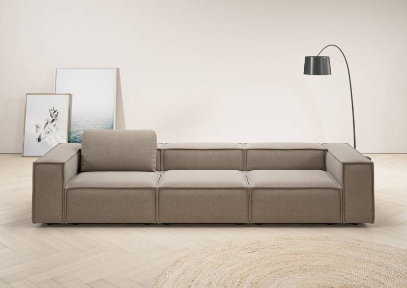 Places of Style 3,5-Sitzer Watertown, modernes Big-Sofa XXL, 336 cm Breite, auch in Feincord, Riesiges Designersofa mit viel Platz & weichen Bezügen in Trendfarben von Places of Style