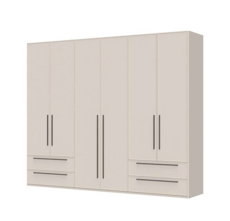 Places of Style Drehtürenschrank Opera mit oder ohne Kranz inkl. LED-Bel.,B 227,272,317 oder 362 cm UV lackiert, Soft Close Funktion, Höhenverstellbare Füße von Places of Style