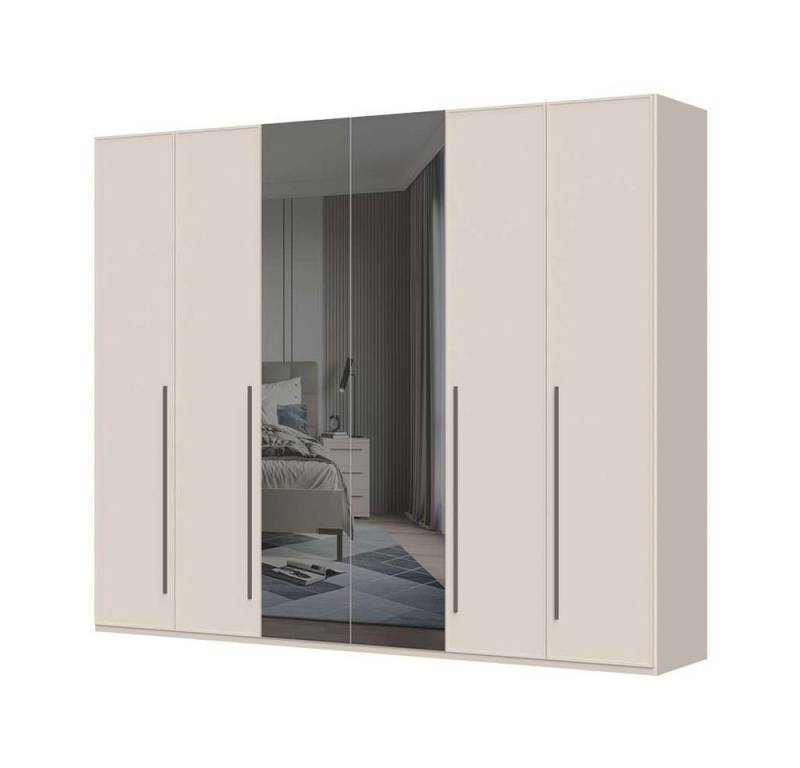 Places of Style Drehtürenschrank Opera mit oder ohne Kranz inkl. LED-Bel.,B 227,272,317 oder 362 cm UV lackiert, Soft Close Funktion, Höhenverstellbare Füße von Places of Style