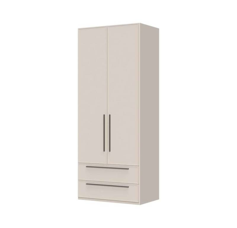Places of Style Drehtürenschrank Opera mit oder ohne Kranz inkl. LED-Bel.,B92,137,182 oder 227 cm Schubkästen, UV lackiert, Soft Close Funktion, Höhenverstellbare Füße von Places of Style
