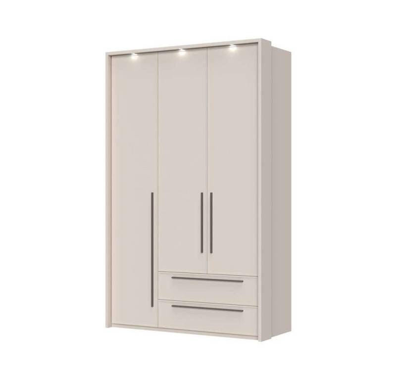 Places of Style Drehtürenschrank Opera mit oder ohne Kranz inkl. LED-Bel.,B92,137,182 oder 227 cm UV lackiert, Soft Close Funktion, Höhenverstellbare Füße von Places of Style