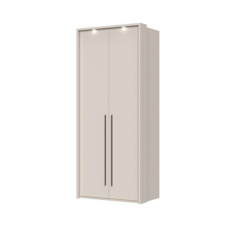 Places of Style Drehtürenschrank Opera mit oder ohne Kranz inkl. LED-Beleuchtung, B: 92,137 oder 182 cm Schrank, UV lackiert, Soft Close Funktion, Höhenverstellbare Füße von Places of Style