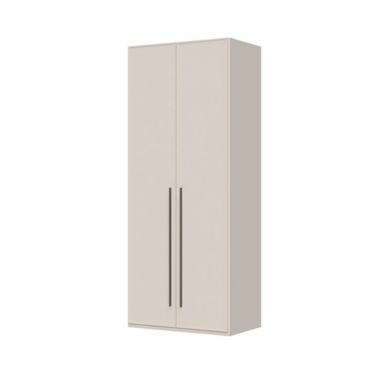 Places of Style Drehtürenschrank Opera mit oder ohne Kranz inkl. LED-Beleuchtung, B: 92,137 oder 182 cm UV lackiert, Soft Close Funktion, Höhenverstellbare Füße von Places of Style