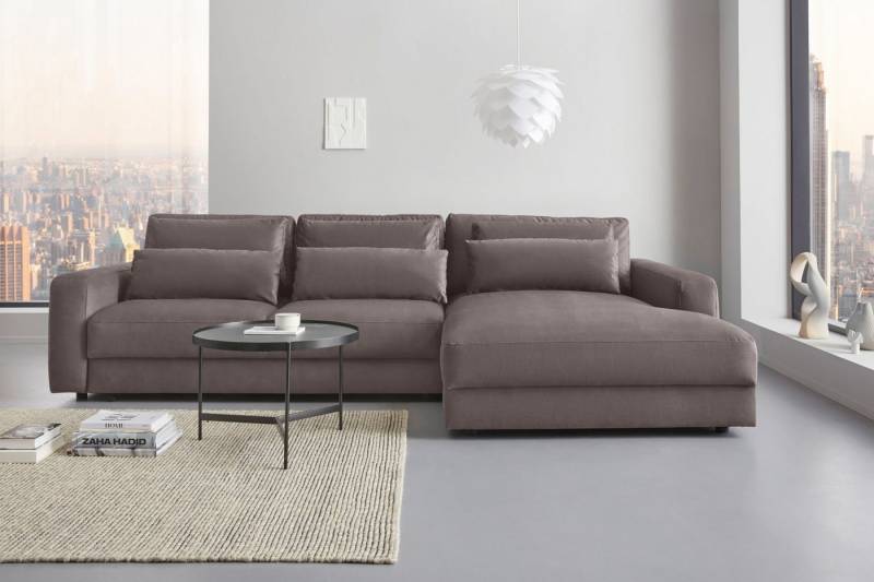 Places of Style Ecksofa Bloomfield, bequem und elegant, OTTOs Choice, Breite 303cm, L-Form, wahlweise mit Bettfunktion und Bettkasten von Places of Style
