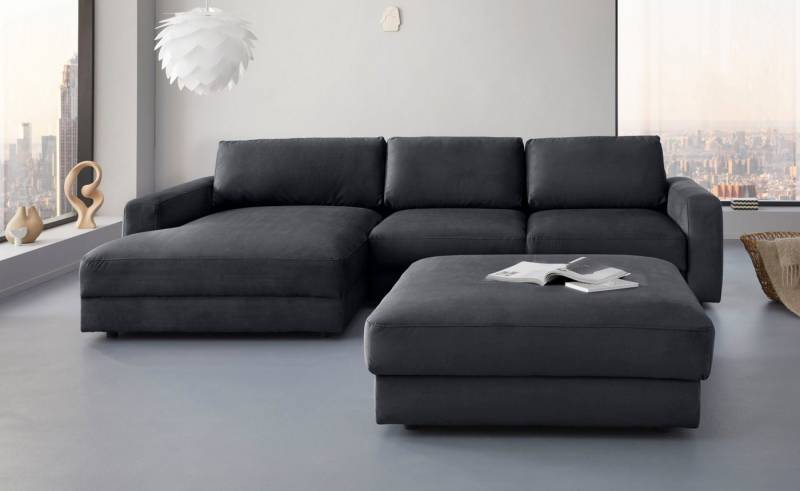 Places of Style Ecksofa Bloomfield, bequem und elegant, OTTOs Choice, Breite 303cm, L-Form, wahlweise mit Bettfunktion und Bettkasten von Places of Style