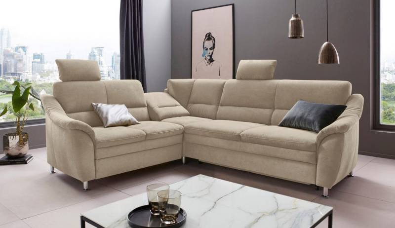 Places of Style Ecksofa Cardoso L-Form, Federkern, wahlweise mit Bett, Schubkasten, teilweise Relaxfunktion Places of Style Ecksofa Cardoso L-Form, Federkern, wahlweise mit Bett, Schubkasten, teilweise Relaxfunktion von Places of Style
