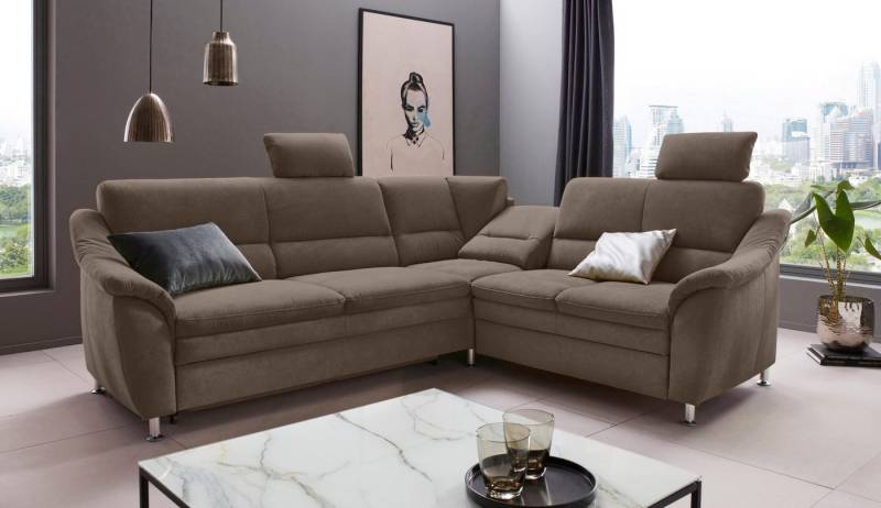 Places of Style Ecksofa Cardoso L-Form, Federkern, wahlweise mit Bett, Schubkasten, teilweise Relaxfunktion Places of Style Ecksofa Cardoso L-Form, Federkern, wahlweise mit Bett, Schubkasten, teilweise Relaxfunktion von Places of Style