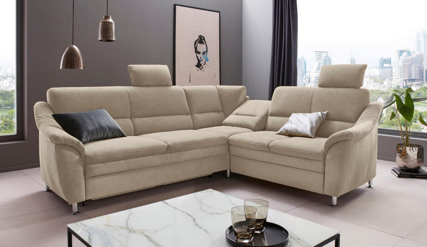 Places of Style Ecksofa Cardoso L-Form, Federkern, wahlweise mit Bett, Schubkasten, teilweise Relaxfunktion Places of Style Ecksofa Cardoso L-Form, Federkern, wahlweise mit Bett, Schubkasten, teilweise Relaxfunktion von Places of Style