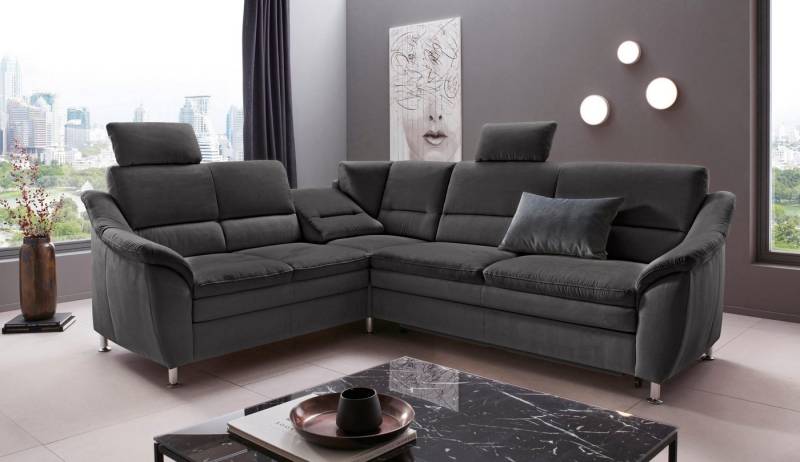 Places of Style Ecksofa Cardoso L-Form, Federkern, wahlweise mit Bett, Schubkasten, teilweise Relaxfunktion Places of Style Ecksofa Cardoso L-Form, Federkern, wahlweise mit Bett, Schubkasten, teilweise Relaxfunktion von Places of Style