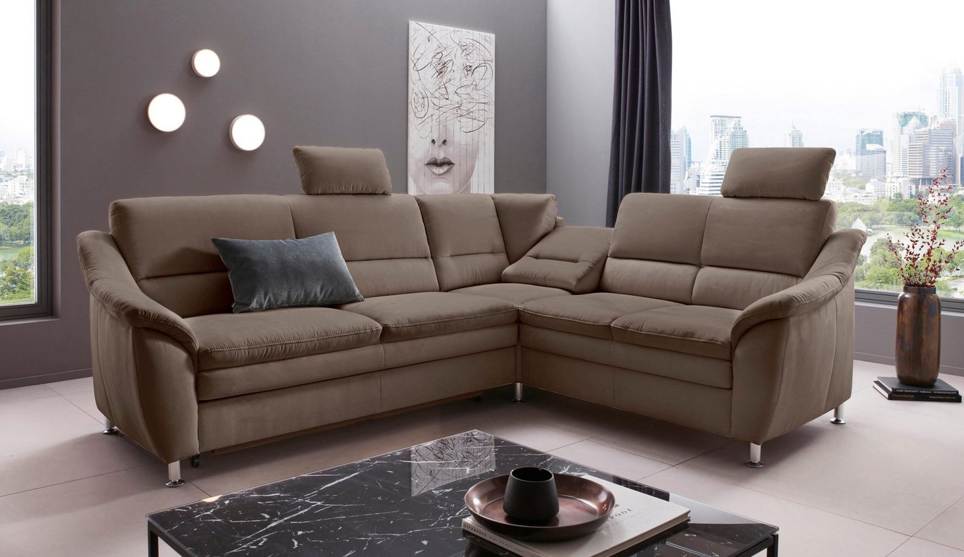 Places of Style Ecksofa Cardoso L-Form, Federkern, wahlweise mit Bett, Schubkasten, teilweise Relaxfunktion Places of Style Ecksofa Cardoso L-Form, Federkern, wahlweise mit Bett, Schubkasten, teilweise Relaxfunktion von Places of Style