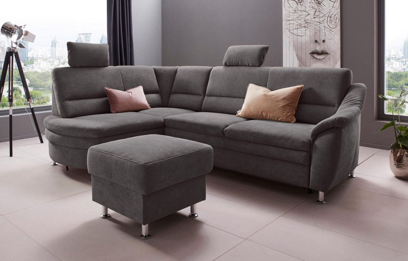 Places of Style Ecksofa Cardoso L-Form, Federkern, wahlweise mit Bett, Schubkasten Places of Style Ecksofa Cardoso L-Form, Federkern, wahlweise mit Bett, Schubkasten von Places of Style