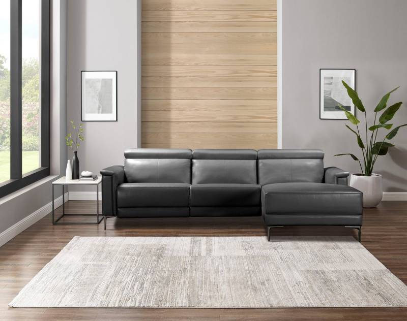 Places of Style Ecksofa Lund, L-Form, 261cm, man. o. elektr. Relaxfunktion (mit USB-A), und Kopfteilverstellung von Places of Style