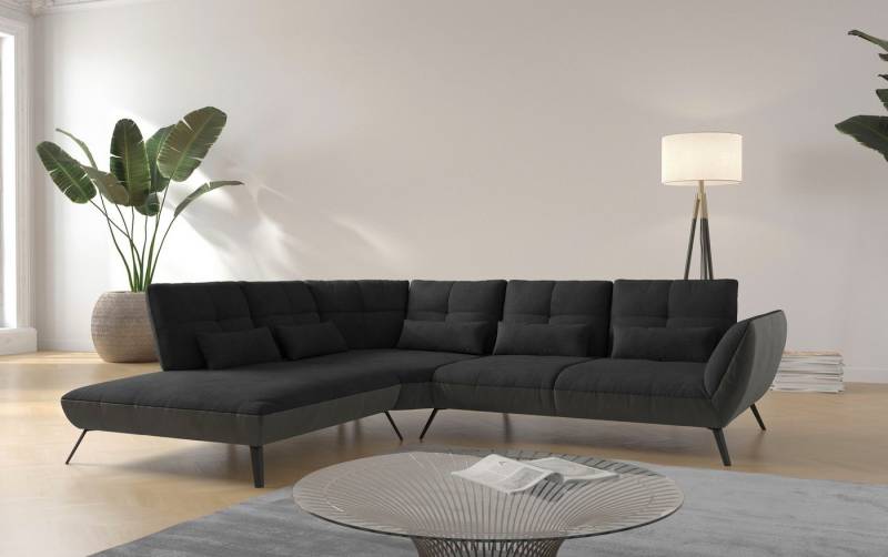 Places of Style Ecksofa Mikado L-Form, inkl. Sitztiefenverstellung und Armteilverstellung von Places of Style