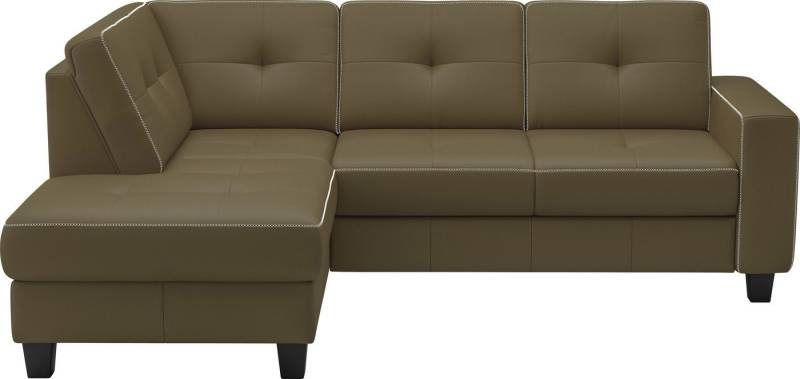Places of Style Ecksofa Varese, wahlweise mit Bettfunktion und Bettkasten von Places of Style