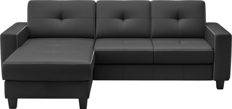 Places of Style Ecksofa Varese, wahlweise mit Bettfunktion und Bettkasten von Places of Style