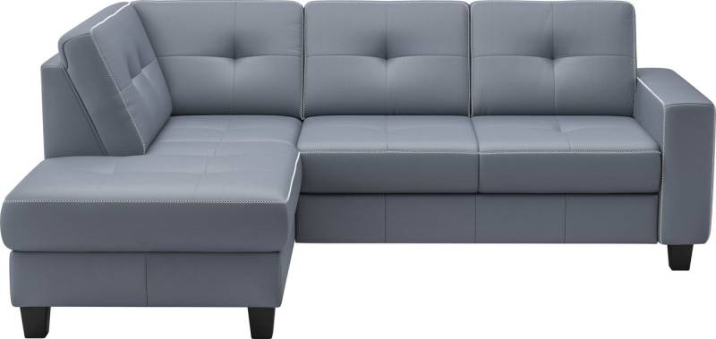 Places of Style Ecksofa Varese, wahlweise mit Bettfunktion und Bettkasten von Places of Style