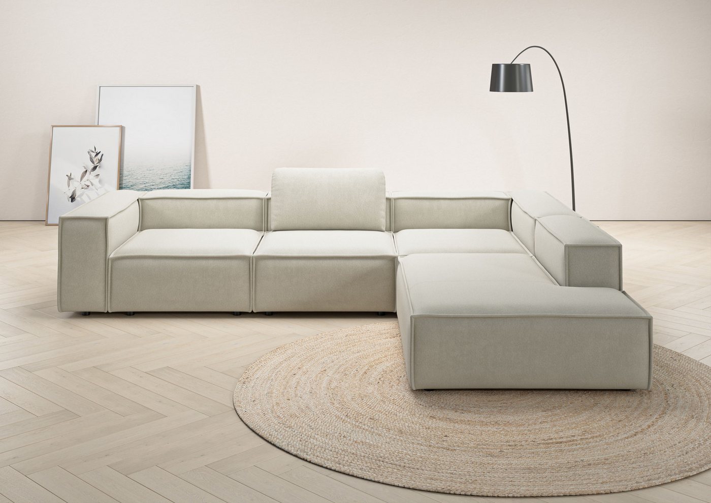 Places of Style Ecksofa Watertown moderne L-Form, Breite 311 cm Places of Style Ecksofa Watertown moderne L-Form, Breite 311 cm von Places of Style