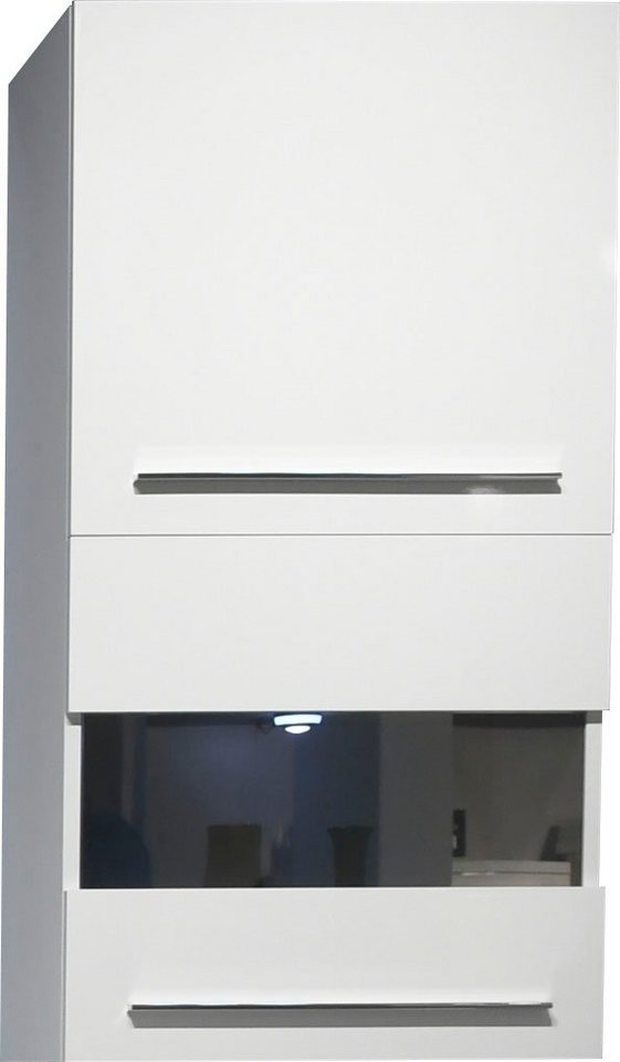 Places of Style Hängevitrine Piano mit und ohne Glaselement, UV lackiert, Soft-Close, B/H:59,7/57,4 cm von Places of Style