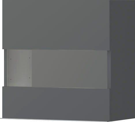 Places of Style Hängevitrine Onyx (B/H/T): 55,4/55,7/27cm) mit Soft-Close-Funktion, wahlweise mit oder ohne Glaseinsatz von Places of Style