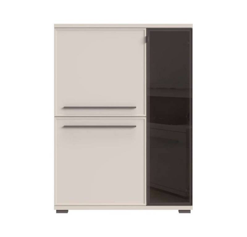 Places of Style Highboard Opera Sideboard, Kommode, Glastür mit Aluminiumrahmen, UV lackiert, Soft Close Funktion, Höhenverstellbare Füße Places of Style Highboard Opera Sideboard, Kommode, Glastür mit Aluminiumrahmen, UV lackiert, Soft Close Funktion, Höhenverstellbare Füße von Places of Style