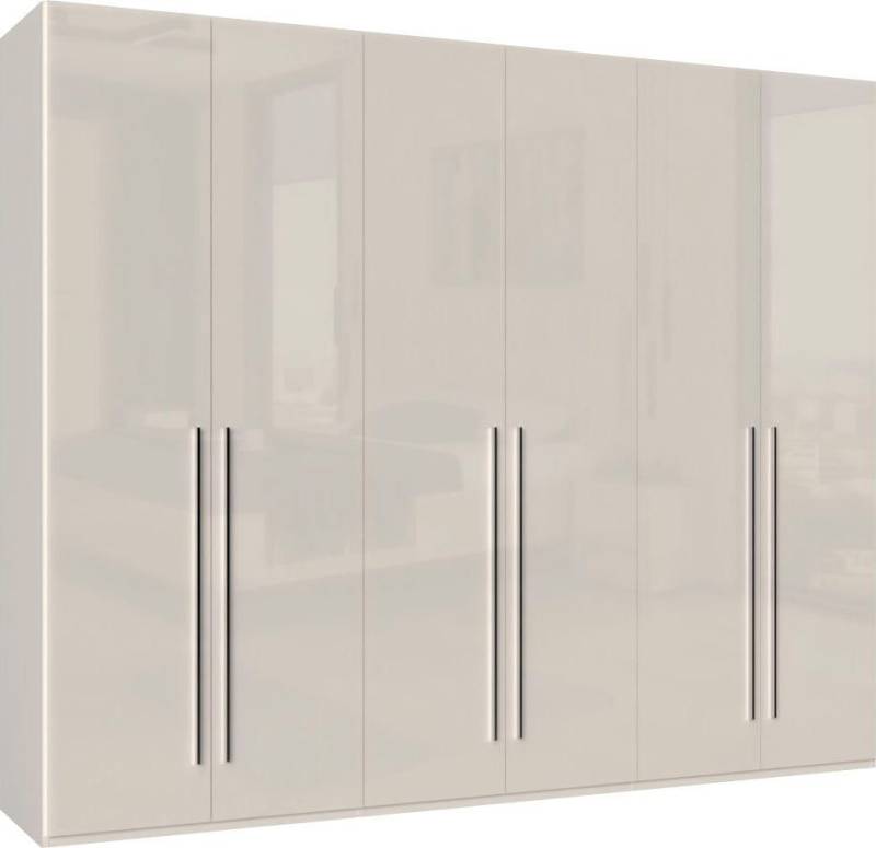 Places of Style Kleiderschrank Piano, UV lackiert, hochglänzend in beige oder weiß, FSC-zertifiziert (Made in Europe) in vielen Breiten, Höhe 224cm, mit Soft-Close Funktion von Places of Style
