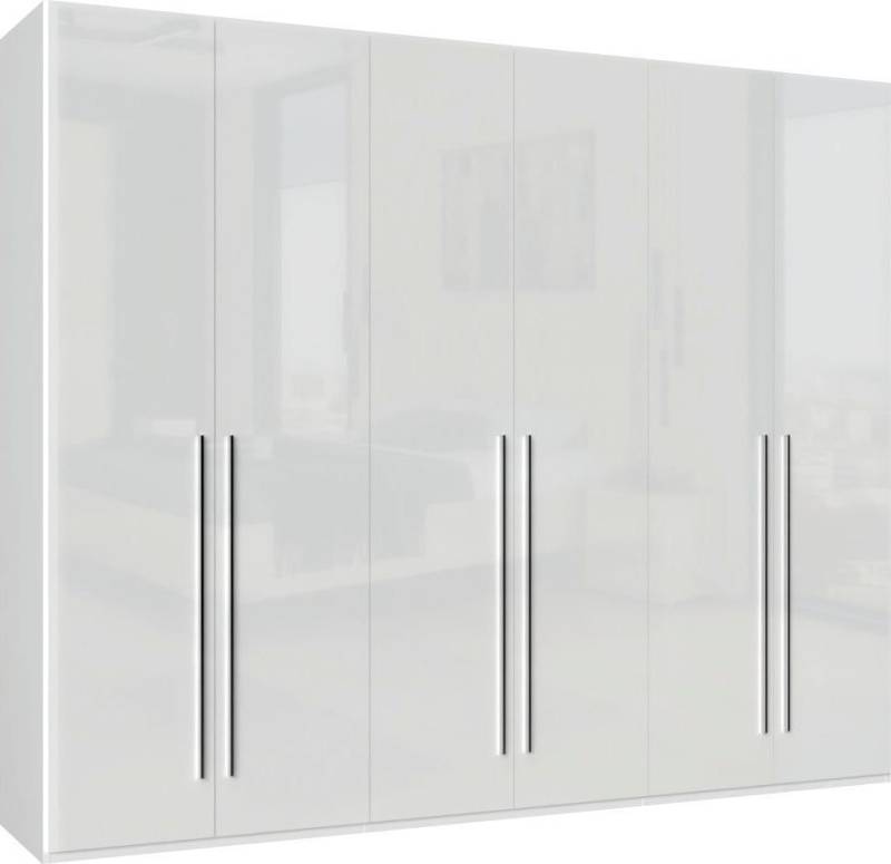 Places of Style Kleiderschrank Piano, UV lackiert, hochglänzend in beige oder weiß, FSC-zertifiziert (Made in Europe) in vielen Breiten, Höhe 224cm, mit Soft-Close Funktion von Places of Style