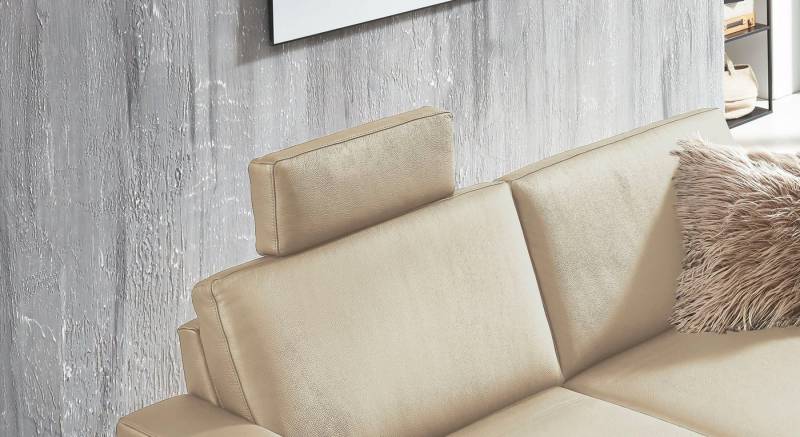 Places of Style Kopfstütze Apiro, (2 St), passend zur Sofaserie "Apiro", 2 Stück im Set von Places of Style