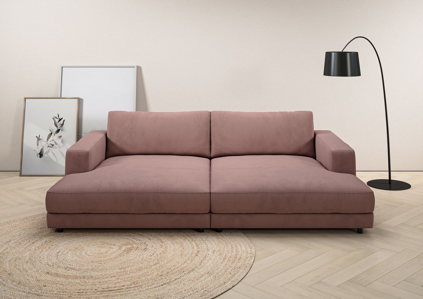 Places of Style Loungesofa Enisa, B/T/H: 290/170/85 cm, Zeitloses und stylisches Loungemöbel, Mega-Sofa, Big-Sofa XXL Places of Style Loungesofa Enisa, B/T/H: 290/170/85 cm, Zeitloses und stylisches Loungemöbel, Mega-Sofa, Big-Sofa XXL von Places of Style