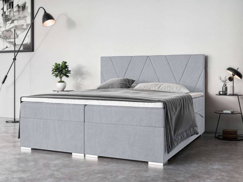 Places of Style Polsterbett Liania mit Matratze und Topper, in 2 Breiten (160 und 180 cm), Boxspringbett mit Bettkasten, Matratze (BFK/TFK) und Topper von Places of Style