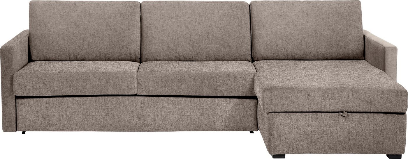 Places of Style Schlafsofa GOLDPOINT Ecksofa 264 cm, Liegefläche (140/200cm), L-Form, Bettfunktion, Bonell-Federkernmatratze und Dauerschläfer-Funktion von Places of Style