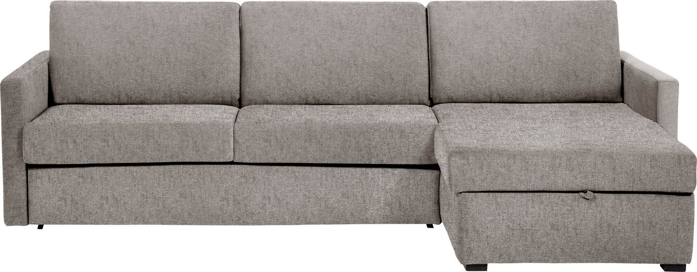 Places of Style Schlafsofa GOLDPOINT Ecksofa 264 cm, Liegefläche (140/200cm), Bettfunktion, Bonell-Federkernmatratze und Dauerschläfer-Funktion von Places of Style