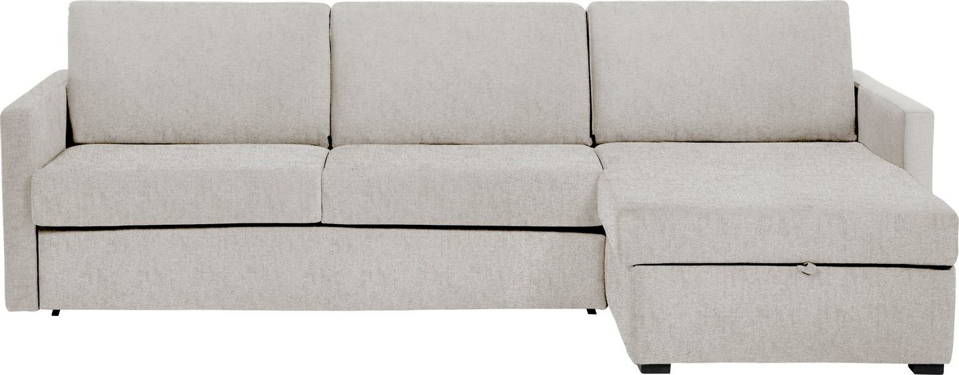 Places of Style Schlafsofa GOLDPOINT Ecksofa 264 cm, Liegefläche (140/200cm), L-Form, Bettfunktion, Bonell-Federkernmatratze und Dauerschläfer-Funktion von Places of Style