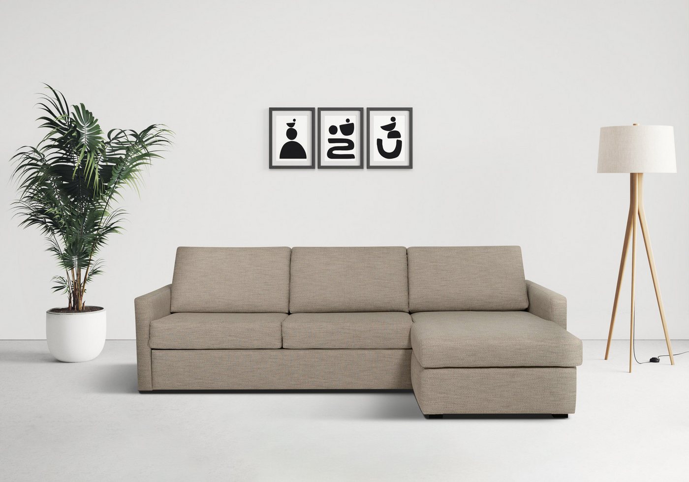 Places of Style Schlafsofa GOLDPOINT Ecksofa 264 cm, Liegefläche (140/200cm), L-Form, Bettfunktion, Bonell-Federkernmatratze und Dauerschläfer-Funktion Places of Style Schlafsofa GOLDPOINT Ecksofa 264 cm, Liegefläche (140/200cm), L-Form, Bettfunktion, Bonell-Federkernmatratze und Dauerschläfer-Funktion von Places of Style