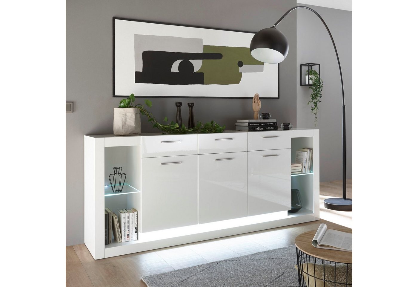 Places of Style Sideboard MERAN, Breite ca. 198 cm von Places of Style