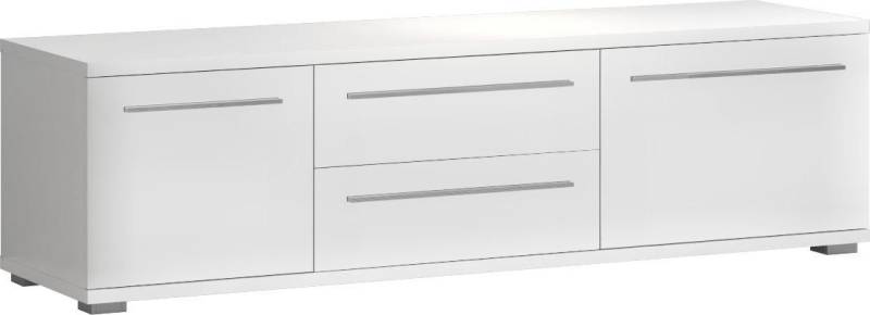 Places of Style Lowboard Piano TV-Kommode in Breite 165 oder 180 cm mit Soft-Close-Funktion, Hochglanz UV-lackiert, Br 180 cm mit versch. Tür- und Schubkastenmaße von Places of Style