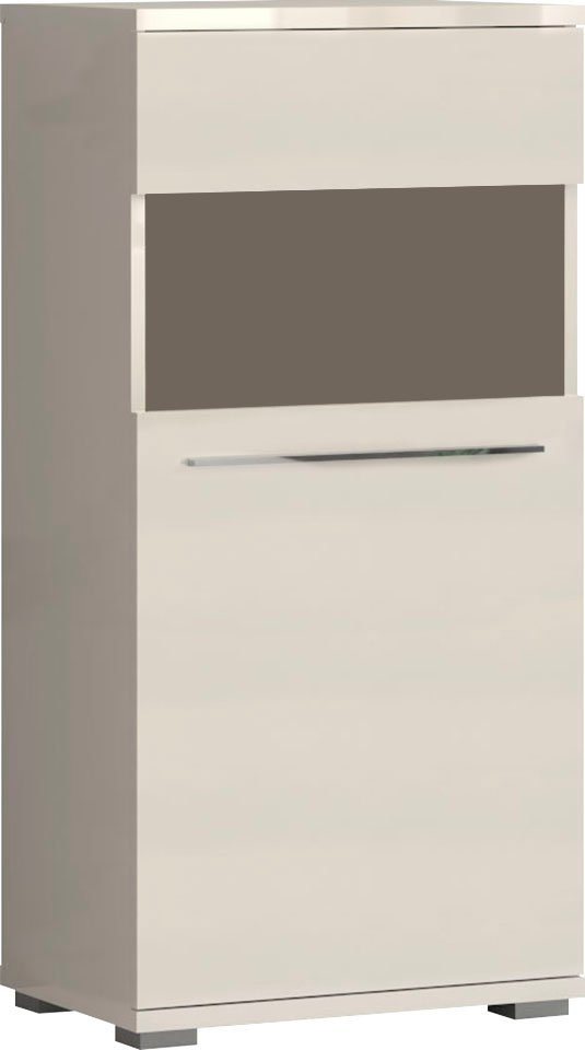 Places of Style Highboard Piano Vitrine, UV lackiert, Soft-Close Funktion von Places of Style