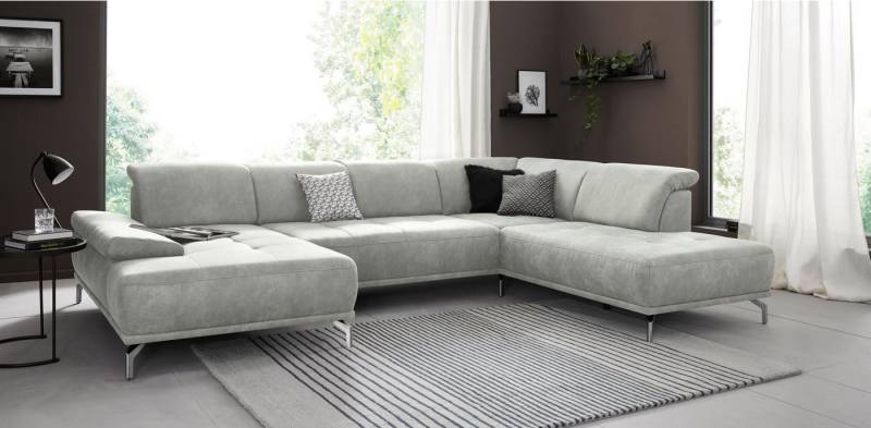 Places of Style Wohnlandschaft Caluna, Inkl.Sitztiefenverstellung, wahlweise mit Kopf- und Armteilverstellung von Places of Style