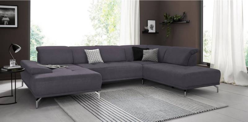 Places of Style Wohnlandschaft Caluna, Inkl.Sitztiefenverstellung, wahlweise mit Kopf- und Armteilverstellung von Places of Style
