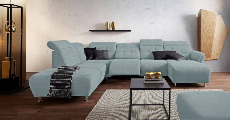 Places of Style Wohnlandschaft Manhattan U-Form, 2 Sitze mit elektrischer Relaxfunktion, verstellbare Armlehnen Places of Style Wohnlandschaft Manhattan U-Form, 2 Sitze mit elektrischer Relaxfunktion, verstellbare Armlehnen von Places of Style
