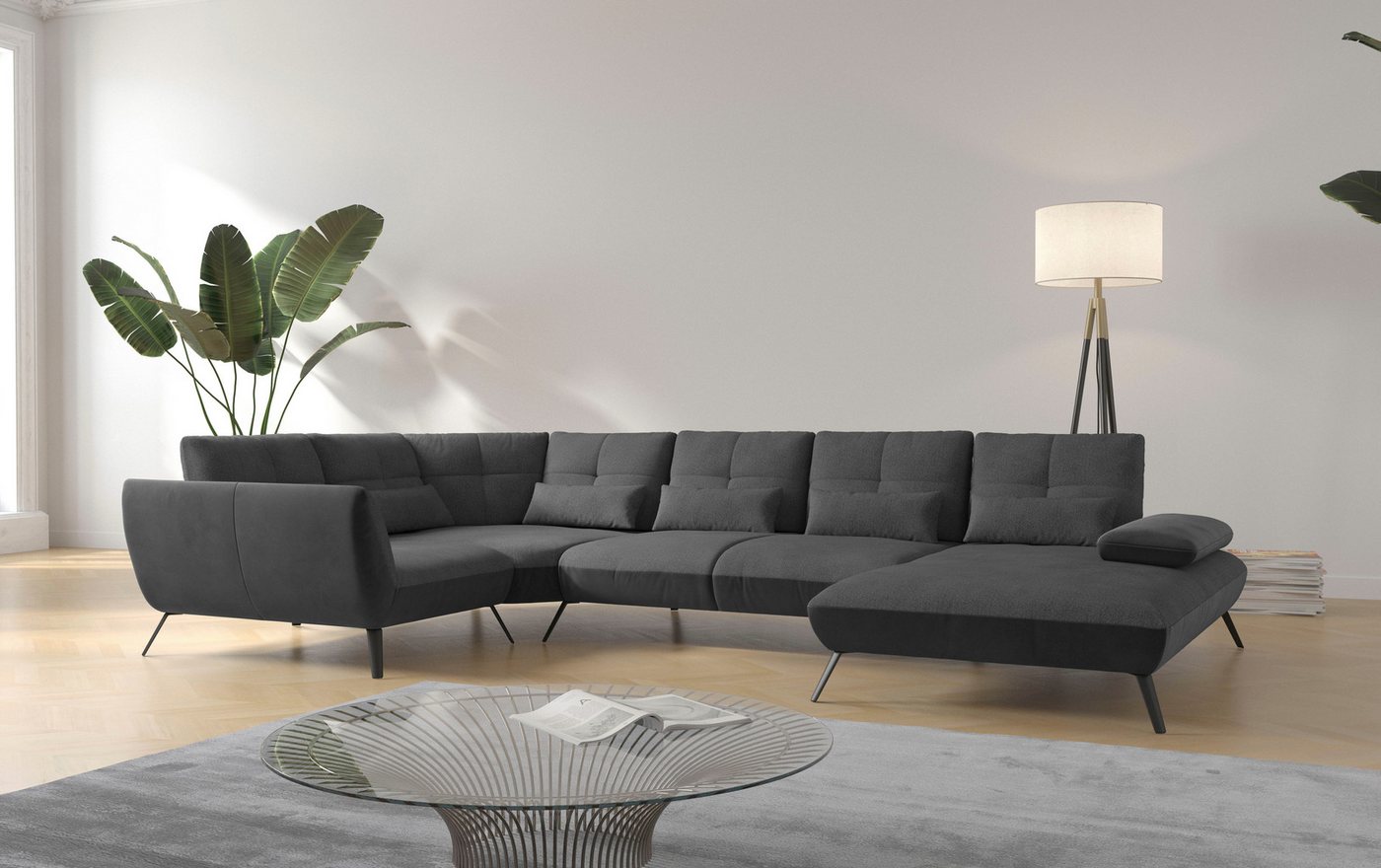 Places of Style Wohnlandschaft Mikado U-Form, inkl. Sitztiefenverstellung und Armteilverstellung Places of Style Wohnlandschaft Mikado U-Form, inkl. Sitztiefenverstellung und Armteilverstellung von Places of Style