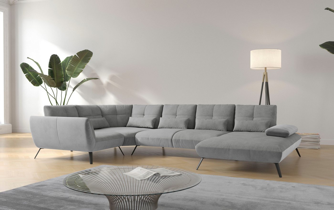 Places of Style Wohnlandschaft Mikado U-Form, inkl. Sitztiefenverstellung und Armteilverstellung Places of Style Wohnlandschaft Mikado U-Form, inkl. Sitztiefenverstellung und Armteilverstellung von Places of Style