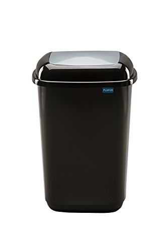 Plafor Quatro Abfalleimer Trennung, Silber, 12 Liter von Plafor