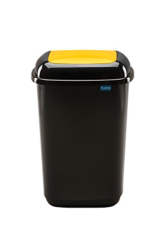 Plafor Quatro Segregation Abfalleimer, Gelb, 12 Liter von Plafor