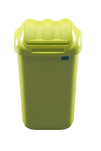 Plafor Wave Abfalleimer, 15 l, grün von Plafor