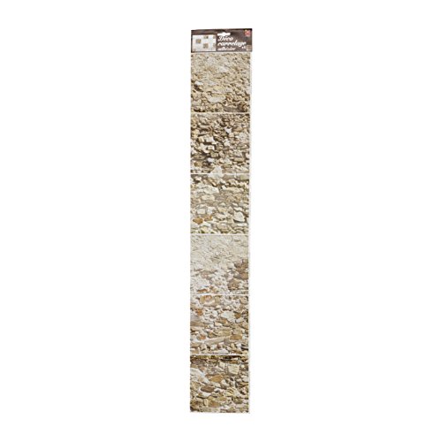 PLAGE Smooth - Tiles Fliesen stickerSTEIN[6 Bogen 15 x 15 cm], Vinyl, beige, 15 x 0,1 x 15 cm von PLAGE