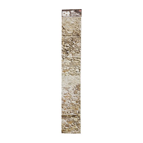 Plage Smooth - Tiles Fliesen stickerSTEIN[6 Bogen 15 x 15 cm], Vinyl, beige, 15 x 0,1 x 15 cm von Plage